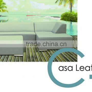 Outdoor collection leather sofa