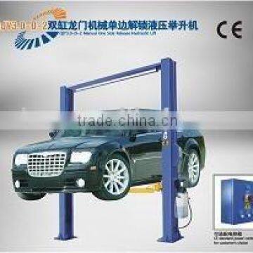 manual one side release hydraulic lift