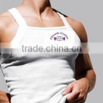 Men's Rib Tank With Good Spandex & Active Tank for Man