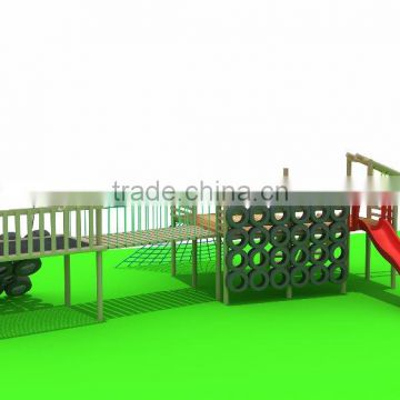 Rope Course 2016 Children Outdoor Wood Material Playground