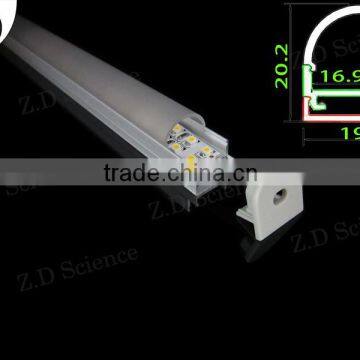 Surface Mounted LED Track Alu Profile , Aluminium Extrusion For LED Strip