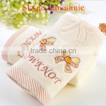 Wholesale Hotel Supplies Dobby 100% Cotton hotel towel bath towel baby towel