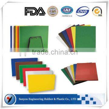 FDA High density polyethylene food-grade index chopping board