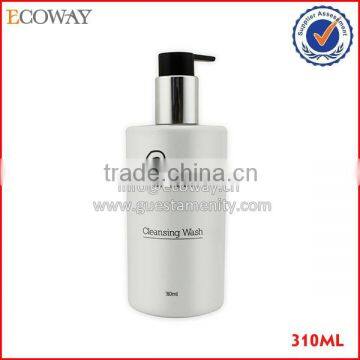 310ml big clear liquor bottle empty plastic shampoo bottles with pump caps