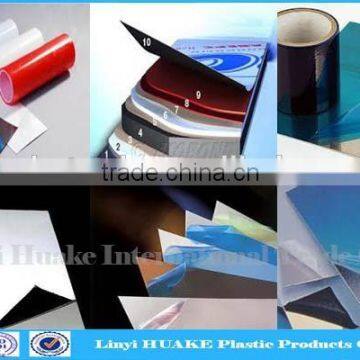 Water Based Acrylic Plastic Surface PE Plastic Film