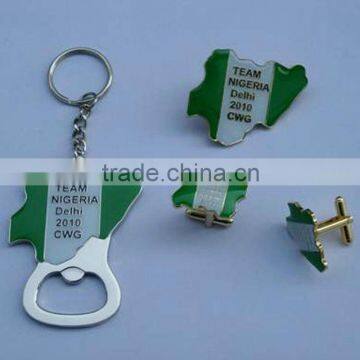 personalized Nigerial map designed wine opener/bottle opener