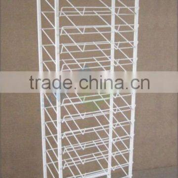 multi functional free standing mats display rack manufacturer from china