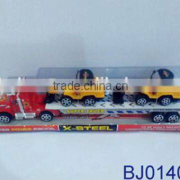 Cheap Toy for Kids Plastic Tow Truck With 2 Dinosaurs photo-2