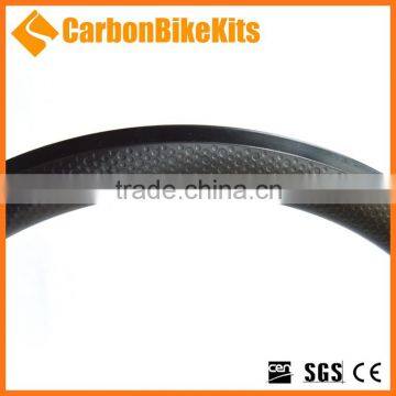 CBK Aero Design 45mm Deep 700c Road Racing Bike Dimple Carbon Rims Tubular