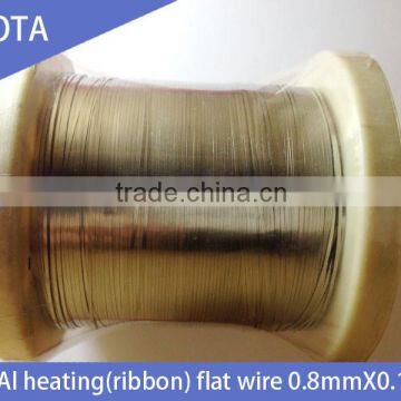 heating fast flat 0.8*0.1 mm fecral a1 wire