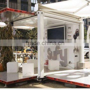 prefabricated bar by 20ft container house