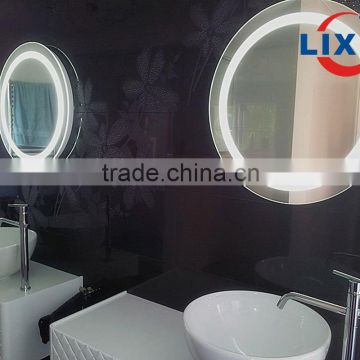 illuminated bath mirrors with oval shape, oval bath mirrors for plaze