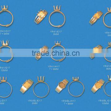 New Design Fashion Brass Finger Ring