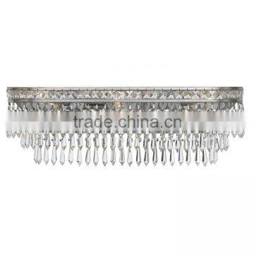 Crystal indoor wall lamp hotel headboard