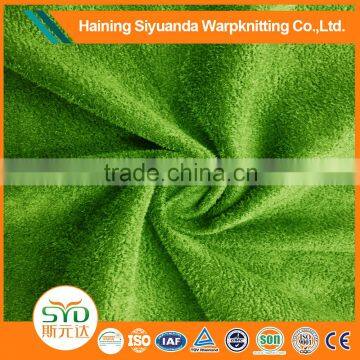 Fashion design breathable stretch brushed synthetic fabric for garment