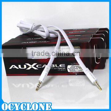 2015 New edition 3.5mm Aux audio jack cable for turtle brand for mp3 player