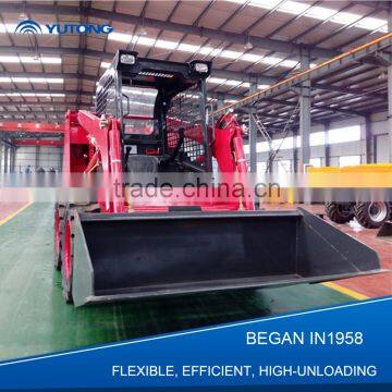 Rated Load 1 Ton 75hp Chinese Skid Steer Loader photo-2