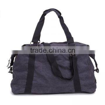 Portable Casual Canvas Weekend Travel Duffel Bag For Men Women