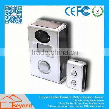 Wireless Surveillance Cameras Solar Camera Alarm With Video Record and Solar Panel