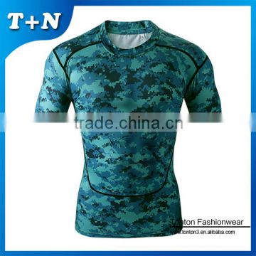 high quality compression shirt men's t shirt printing custom sublimation t shirt