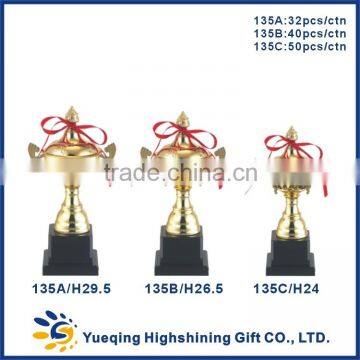 Metal Gold Base Three Sizes Students Matches Awards 136ABC Small Trophies Gold Trophy Cup photo-4