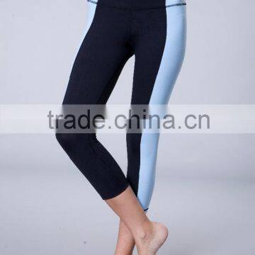 Colorful custom ladies yoga pants custom yoga pants 87%nylon 13%spandex sport pants