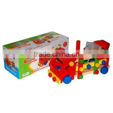 31*13*12cm Top Quality Wooden Screw Car with Promotions