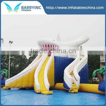 Shark used inflatable water slide for sale