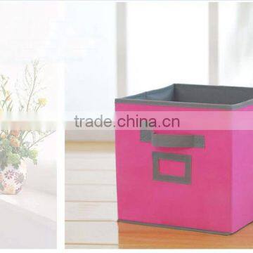 Hot selling foldable cube fabric storage box