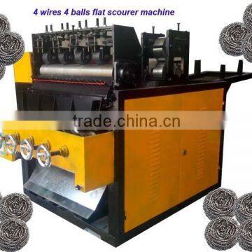 high quality automatic flat scourer machine