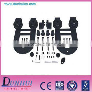 High Quality Interior or Exterior Sliding Barn Door Hardware photo-6