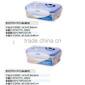 420ml plastic food storage case with FDA certificate GL9213