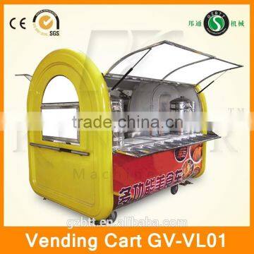 most popular mobile hand push food cart food kiosk