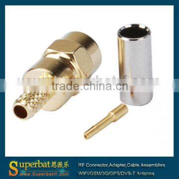 MINI SMC Crimp Plug RF connector for LMR100 smc connector