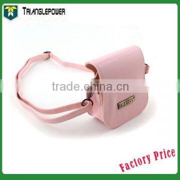 Polaroid Mini 25 Instant Camera Cases Leather Pink Accessory Compact Protective, Fuji Camera Bag With Strap