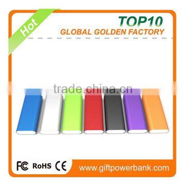 Latest design Large Capacity USB Power Bank 7800mah