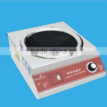 Commercial Induction Cooker for Restaurant and Other Places Use with 3.5KW with Wok Glass