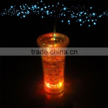 Wholesale Flashing LED Cola Cup Double Wall