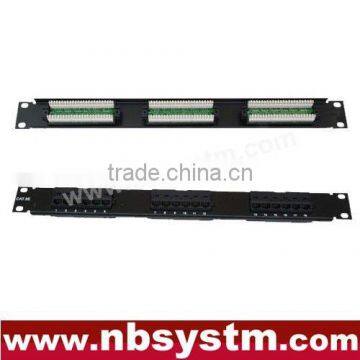 18 port UTP Cat5e Cat6 Patch Panel 19" 1U,110 IDC