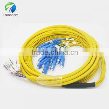 12 Core SC/APC 9/125 Bundle Fiber Optic Pigtail for FTTH