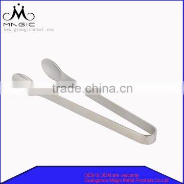 bar tools stainless steel cocktail ice tongs manufacturer in China