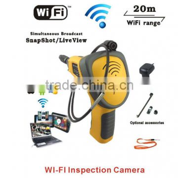 2013 New Arived !Video Inspection WiFi Snake Scope Borescope Endoscope Waterproof Camera support iPad IPhone 99W