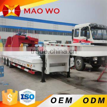 ODM Factory Solar Light Tower Leaf Spring 3 Axle Flatbed Semi Trailer in African photo-3