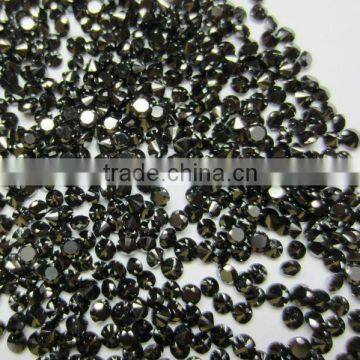 Natural Loose Black Diamond Any Size In Round Shape