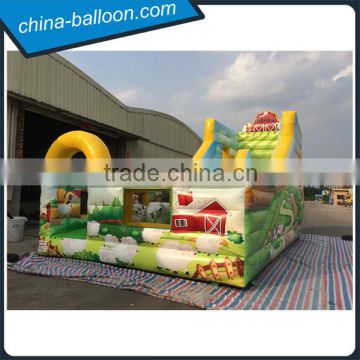 Popular Inflatable Forest Funcity / Customized Printing Inflatable Park for Rental Used