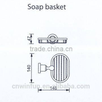 Bathroom Wall Mounted Brass Soap Basket ,soap Dish, Bathroom Accessories
