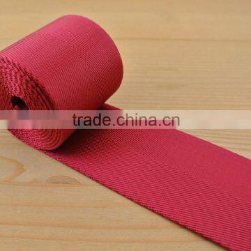 2 inch heavy weight dark red nylon webbing