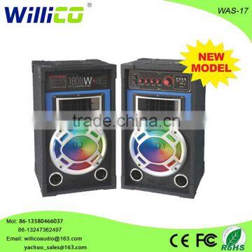 High output flashing 2.0 subwoof music speaker bluetooth