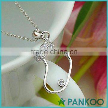 925 Sterling Silver Christmas Pendant Necklace