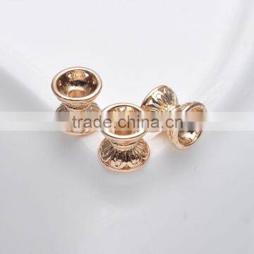 Different designs of metal gold jewelry european stopper beads for making jewelry